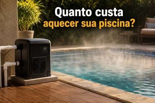 Aquecedor elétrico de piscina e custo na conta de luz