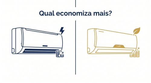 Ar-Condicionado Inverter vs Convencional: Qual Economiza Mais na Conta de Luz?
